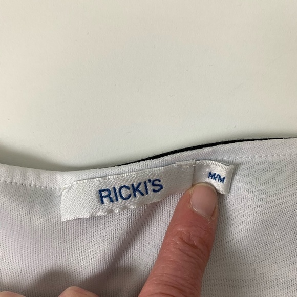 Ricki’s Maxi Dress Orange & Blue Stripe - Picture 3 of 5